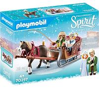 PLAYMOBIL DreamWorks Spirit 70397 Paseo en Trineo, A Partir de 4 Años