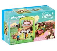 PLAYMOBIL DreamWorks Spirit 9480 Establo Abigaíl y Boomerang, A partir de 4 años