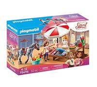 PLAYMOBIL DreamWorks Spirit Untamed 70696 Miradero Tienda de Dulces, A Partir de 4 años