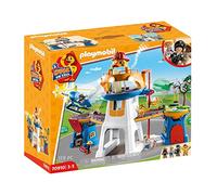 PLAYMOBIL Duck ON Call 70910 Cuartel General con helicóptero, Luz y Sonido, Juguete para niños a Partir de 3 años