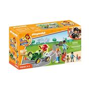 PLAYMOBIL Duck ON Call 70919 Acción Ambulancia, Ayuda al piloto de Carreras, Juguetes para niños a Partir de 3 años