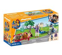 PLAYMOBIL Duck ON Call 70918 Acción Policial, Atrapa al ladrón, Juguetes para niños a Partir de 3 años