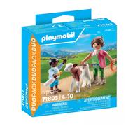 PLAYMOBIL DUO PACK - GRANJERA CON TERNERO, 71803, TIENDA CON LICENCIA OFICIAL