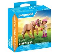 Playmobil Duo Pack - Niña con su poni 71887