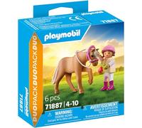 Playmobil Duo Pack - Niña con su poni 71887