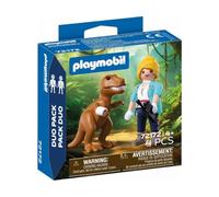 PLAYMOBIL Duo Pack T-Rex con Investigadora