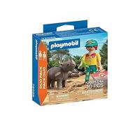 Playmobil DuoPack Ranger con Rinoceronte