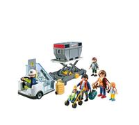 PLAYMOBIL - Escaleras de avión con pasajeros y mercancías (5262)