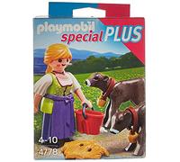 PLAYMOBIL Especiales Plus - Granjera con terneros, playset (4778)