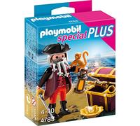 PLAYMOBIL Especiales Plus - Pirata con Cofre del Tesoro, playset (4783)