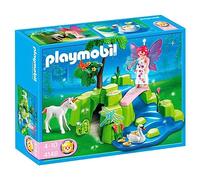 PLAYMOBIL Fairies, Compact Set Hada con Unicornio, a Partir de 4 años