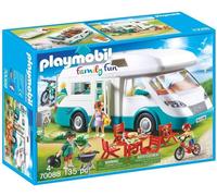 Playmobil Family Fun 70088 Camper Con Familia De Vacaciones A Partir De 4 Años