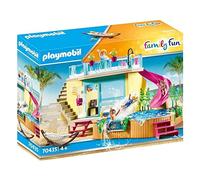 PLAYMOBIL Family Fun 70435 Bungaló con Piscina, A Partir de 4 años