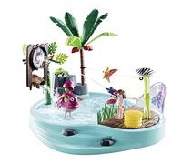 PLAYMOBIL Family Fun 70610 Piscina Divertida con rociador de Agua, para Jugar con Agua, Juguetes para niños a Partir de 4 años