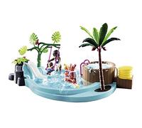 PLAYMOBIL Family Fun 70611 Piscina Infantil con bañera hidromasaje, para Jugar con Agua, Juguetes para niños a Partir de 4 años