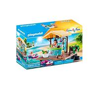 PLAYMOBIL Family Fun 70612 Alquiler de Botes con Bar, con 2 barcas flotantes, Juguete para niños a Partir de 4 años