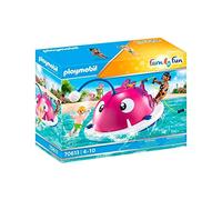 PLAYMOBIL Family Fun 70613 Isla de Escalada, Flotante, Juguetes para niños a Partir de 4 años