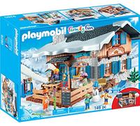 PLAYMOBIL Family Fun 9280 Cabaña de Esquí, A Partir de 4 años