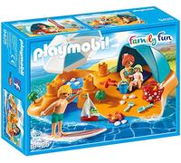 PLAYMOBIL Family Fun 9425 Familia en la Playa, A Partir de 4 años
