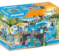 Playmobil Set de juego Acuario 70537 – Marinera y recinto para pingüino