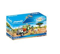 Playmobil Family Fun Veterinario de Zoo con Coche Médico, a partir de 4 años (70346)