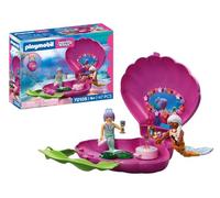 PLAYMOBIL | Fantasy & Magic | Bolsa de Conchas de Sirenas | Bolso portátil con 2 Sirenas | Juguete de Sirena para niños a Partir de 4 años | 72105