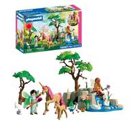 PLAYMOBIL Fantasía y Magia: Excursión de Hadas | 2 Hadas, Familia de Unicornios y Joyling con Cueva de Piedras Preciosas | Fomenta la Creatividad | Juguete para niños a Partir de 4 años | 72067