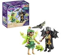 PLAYMOBIL Forest Fairy y Bat Fairy con Animales del Alma