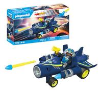 PLAYMOBIL | Fun Stars | Jet Espacial Veloz | Juguete para Mayores de 4 años | Regalo Ideal para niños | Auto de Juguete | con Motor de Retroceso y función de Disparo | 71717