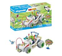 PLAYMOBIL Funstars 71633 Racing Profesor, Kart con Motor retráctil, dinámico Set de Juego para Carreras emocionantes, Juguetes para niños y niñas a Partir de 4 años