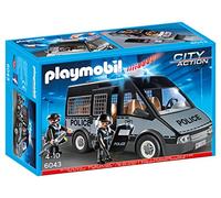 PLAYMOBIL - Furgón de policía con Luces y Sonido (60430)