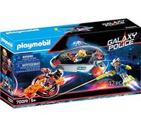 PLAYMOBIL Galaxy Police 70018 Policía Galáctica Planeador, con Efectos de Luz, A Partir de 5 Años