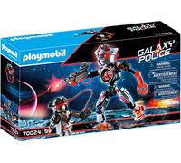 PLAYMOBIL Galaxy Police 70024 Piratas Galácticos Robot, con Efectos de Luz, A Partir de 5 Años