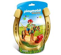 PLAYMOBIL Granja de Ponis - Jinete con Poni Flor (6968)
