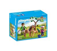 PLAYMOBIL Granja de Ponis - Veterinario con Ponis (6949), Multicolor