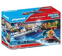 PLAYMOBIL Guardacostas y Ladrón en Moto de Agua