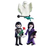 PLAYMOBIL | Halloween | Set de Figuras | Figuras terroríficas con Motivos de Halloween y Accesorios | para niños a Partir de 4 años | 210535