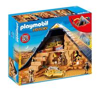 PLAYMOBIL History 5386 Pirámide del Faraón, con Funciones secretas, Juguetes para niños a Partir de 6 años