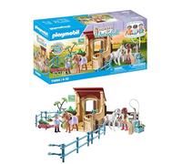 PLAYMOBIL Horses of Waterfall 71494 Establo, emocionantes Aventuras de equitación en el Rancho de Waterfall, Completo con Diversos Accesorios, detallados Juguetes para niños a Partir de 4 años