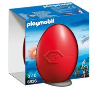 Playmobil Huevo De Pascua Sorpresa Caballeros Combatiente Con Dragón Verde 6836