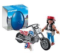 PLAYMOBIL Huevos - Motorista con Moto (5280)