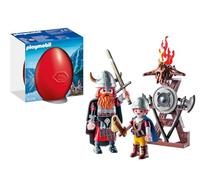 PLAYMOBIL Huevos - Vikingos con Escudo (9209)