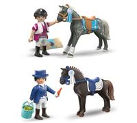 PLAYMOBIL | I Love Horses | Set 1 | Set de establo con Caballo, amazona y Accesorios | Mundo Ecuestre Lleno de ternura para Juegos de rol e imaginación | para niños a Partir de 4 años | 210533