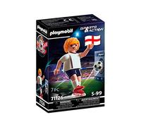 PLAYMOBIL- Football Jugador de Fútbol - Inglaterra 71126, a Partir de 5 años, Multicolor