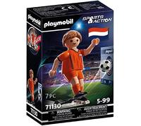 PLAYMOBIL-71130 Jugador de Fútbol-Países Bajos 71130, a Partir de 5 años, Multicolor, Small
