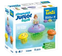 PLAYMOBIL Junior Aqua & Tinti 71439 Familia de Medusas de Colores, Mamá Medusa y Sus Dos bebés, con Tres tabletas de baño Tinti, Juguetes para niños y niñas a Partir de 1 año