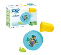 PLAYMOBIL Junior Aqua 71688 Rueda de Agua con bebé tiburón, Divertida diversión acuática, Juguete sostenible Hecho de plásticos a Base de Plantas, Juguetes para niños y niñas a Partir de 1 año