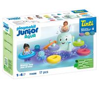 PLAYMOBIL Junior Aqua & Tinti 71438 Pulpo de Colores, con Cuatro Anillos de Colo