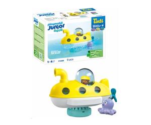 PLAYMOBIL Junior Aqua & Tinti 71440 Submarino de Colores, Barco Submarino con cúpula Desmontable, con Tres tabletas de baño Tinti, Juguetes para niños y niñas a Partir de 1 año