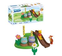 PLAYMOBIL Junior & Disney 71694 Winnie-Pooh & Tigger Jardín de Abejas, Juguete sostenible Hecho de plásticos a Base de Plantas, Juguetes para niños y niñas a Partir de 1 año